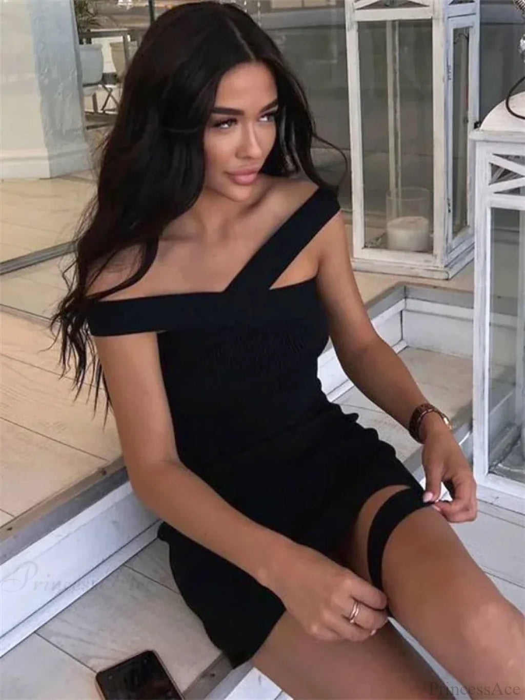 Knit Halter Bandage Mini Dress image 7