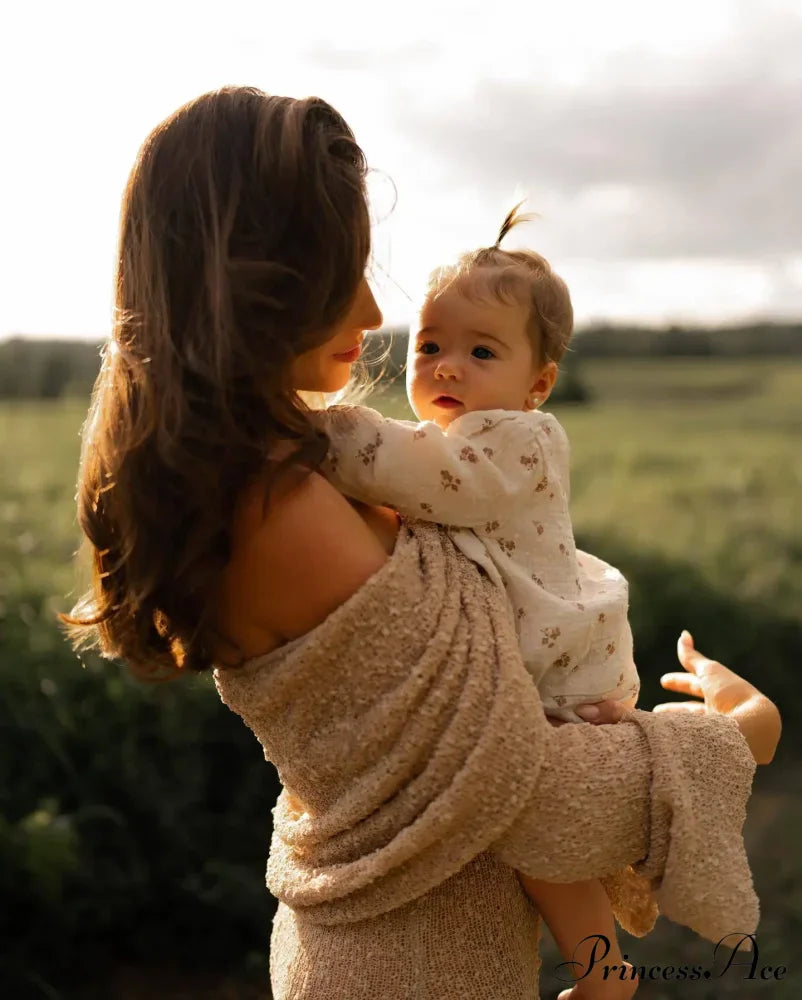 Knit Off-Shoulder Long Sleeve Maxi Dress image 13