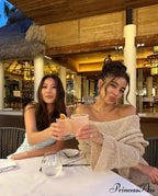 Knit Off-Shoulder Long Sleeve Maxi Dress image 17