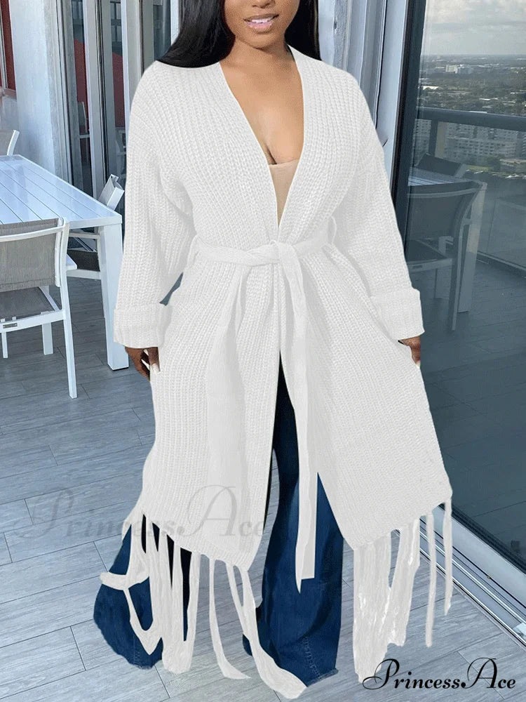 Knit Slit Graceful Turtleneck Sweaters image 15