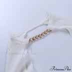 Knit Sweater Stylish Cropped Sleeve image 39