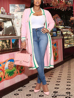 Knitted Bodycon Maxi Cardigan image 2