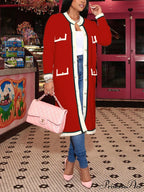 Knitted Bodycon Maxi Cardigan image 4