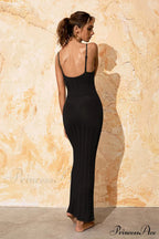 Knitted Cutout V Charming Neck Cover Up Dress image 7