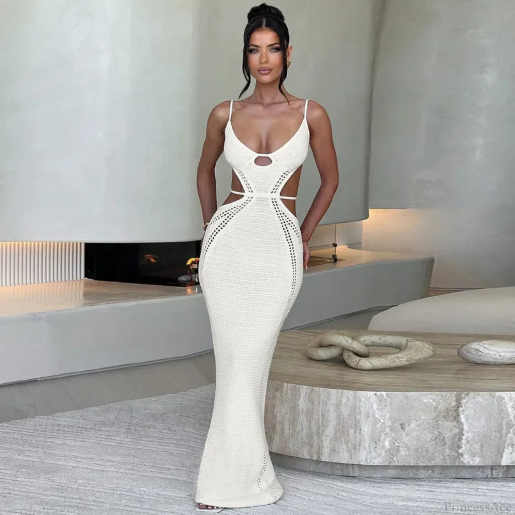 Knitted Elegant Maxi Vacation Dress image 4