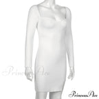 Knitted Sleeves Gown and Women Long Sweater Shoulder Off with Design image 13