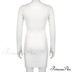 Knitted Sleeves Gown and Women Long Sweater Shoulder Off with Design image 14