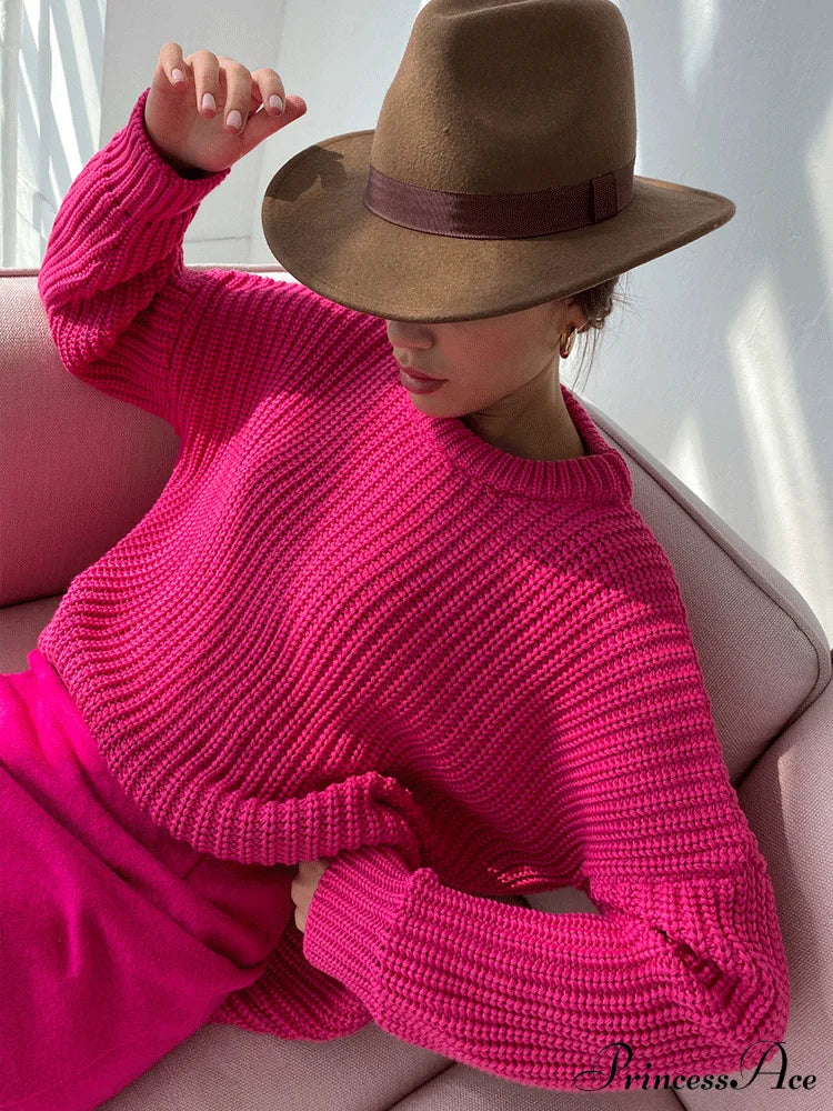 Knitted Solid Graceful Pocket Sweater Cardigan image 9