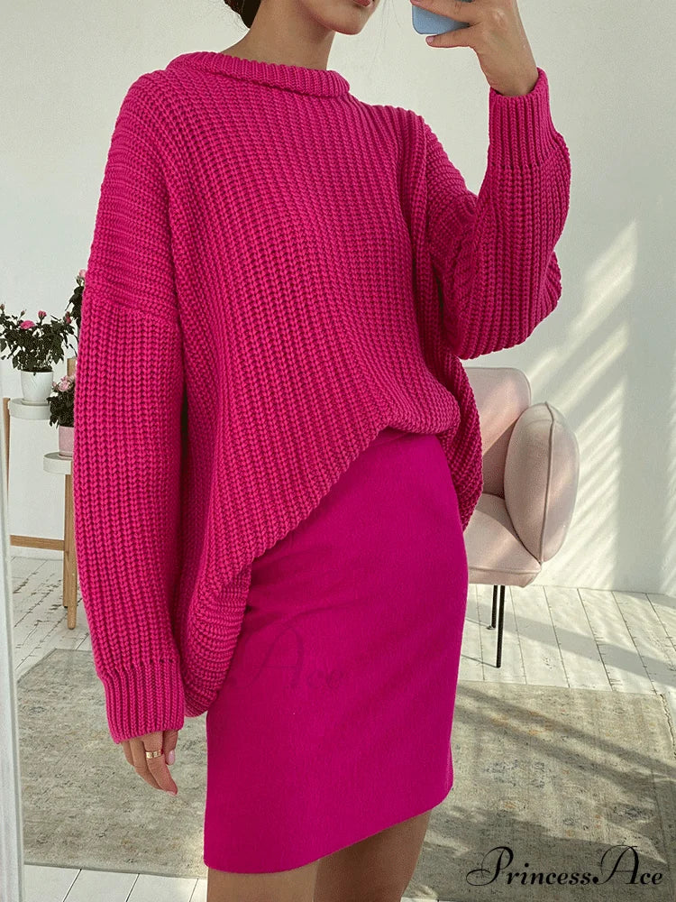 Knitted Solid Graceful Pocket Sweater Cardigan image 8