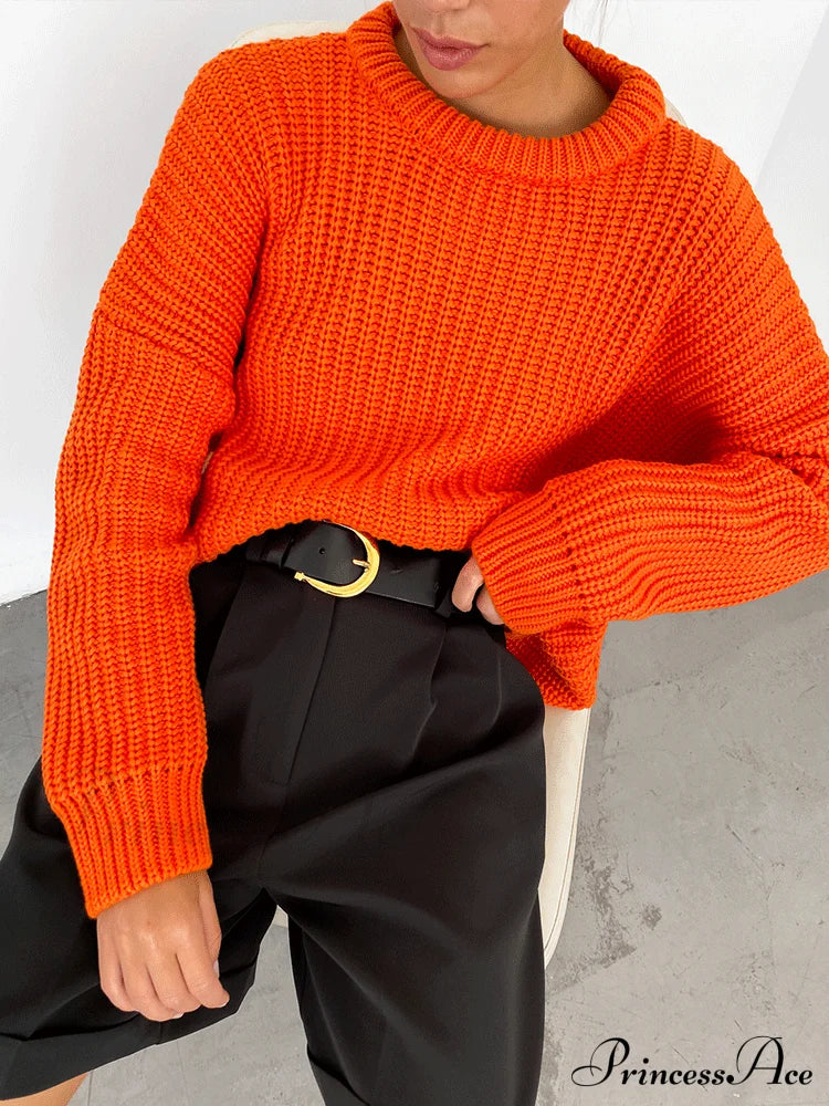 Knitted Solid Graceful Pocket Sweater Cardigan image 15