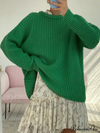 Knitted Solid Graceful Pocket Sweater Cardigan image 19