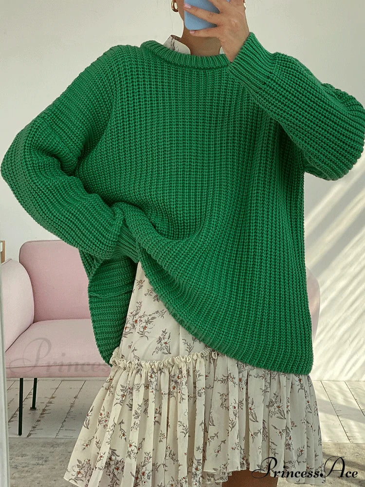Knitted Solid Graceful Pocket Sweater Cardigan image 19
