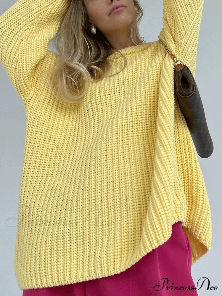 Knitted Solid Graceful Pocket Sweater Cardigan image 2