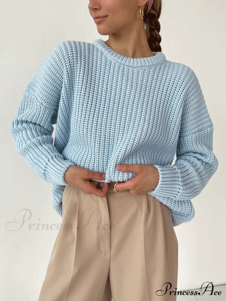 Knitted Solid Graceful Pocket Sweater Cardigan image 11
