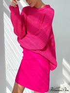 Knitted Solid Graceful Pocket Sweater Cardigan image 7
