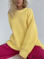 Knitted Solid Graceful Pocket Sweater Cardigan image 1