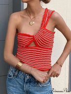 Knitted Stripe Long Trendy Sleeve Maxi Dress image 6