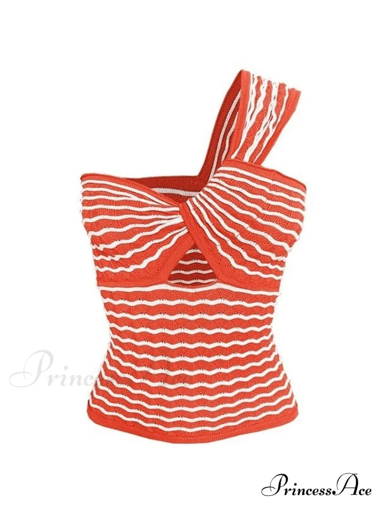 Knitted Stripe Long Trendy Sleeve Maxi Dress image 10