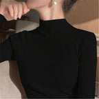 Knitted Turtleneck Pullovers Top image 8