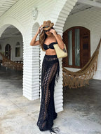 Knot Pants Bandage Three Piece Swimsuit image 1