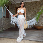 Knot Pants Bandage Three Piece Swimsuit image 7