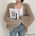 Korean Chic Autumn Lazy Style Cardigan image 1