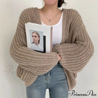 Korean Chic Autumn Lazy Style Cardigan image 1