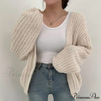 Korean Chic Autumn Lazy Style Cardigan image 3