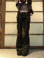 Korean Mysterious Grunge Cargo Pant image 1