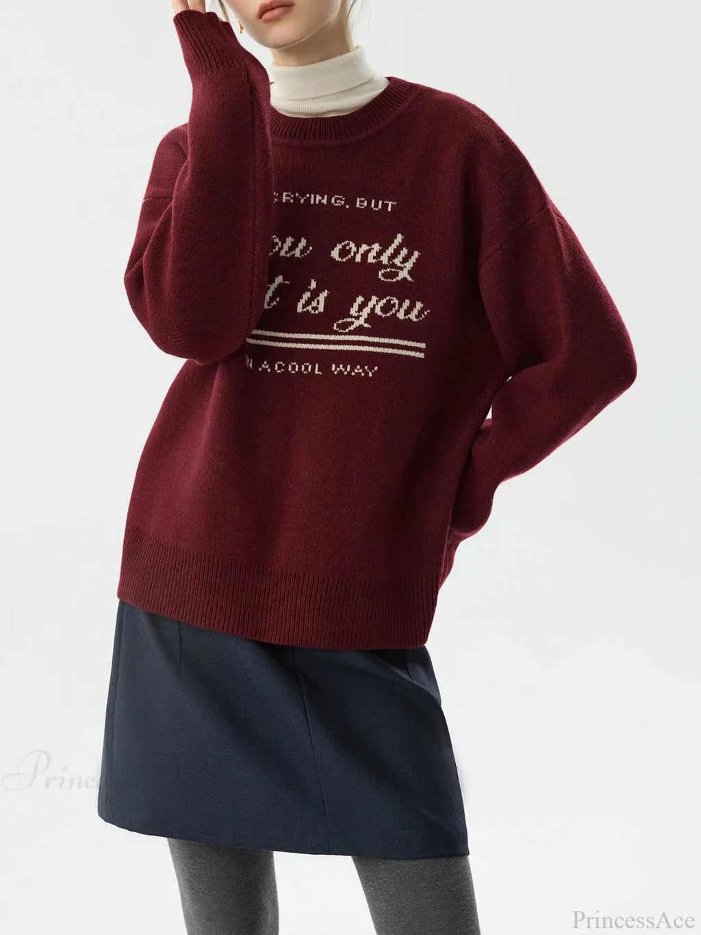 Korean Style Pullover Knitted Sweater image 5