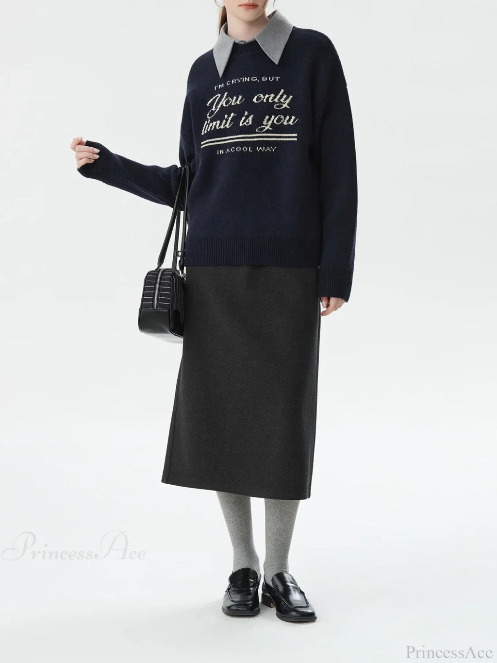 Korean Style Pullover Knitted Sweater image 3