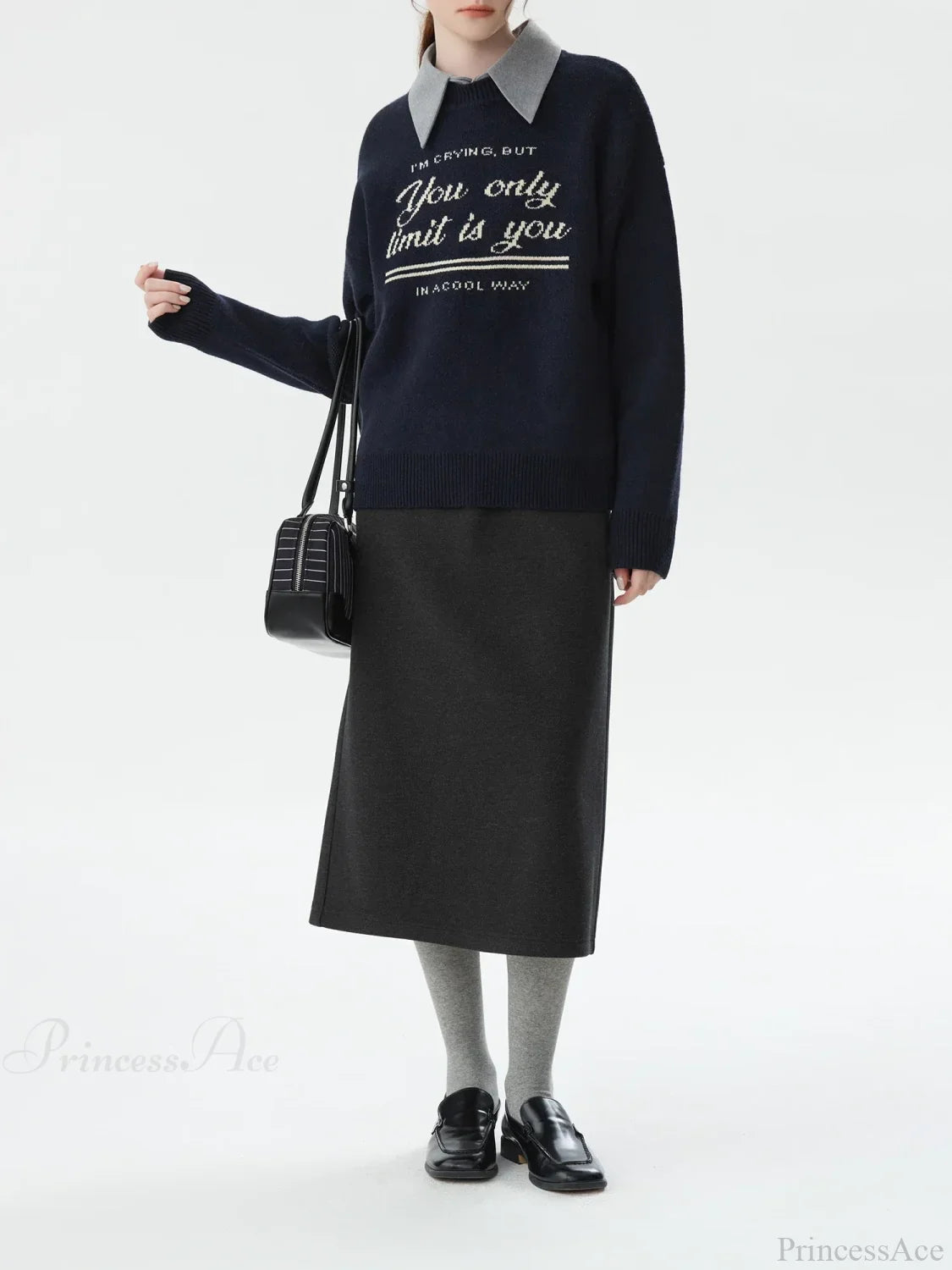Korean Style Pullover Knitted Sweater image 3