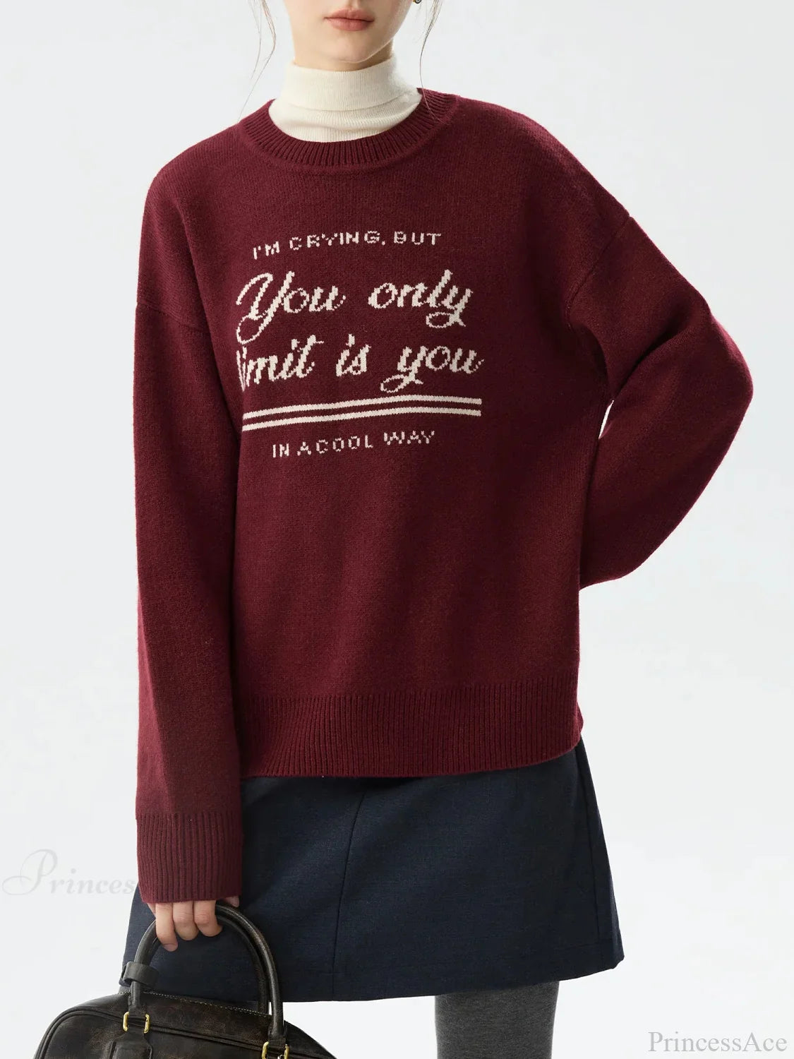 Korean Style Pullover Knitted Sweater image 4