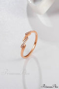 Korean Style Titanium Steel Diamond Ring image 6
