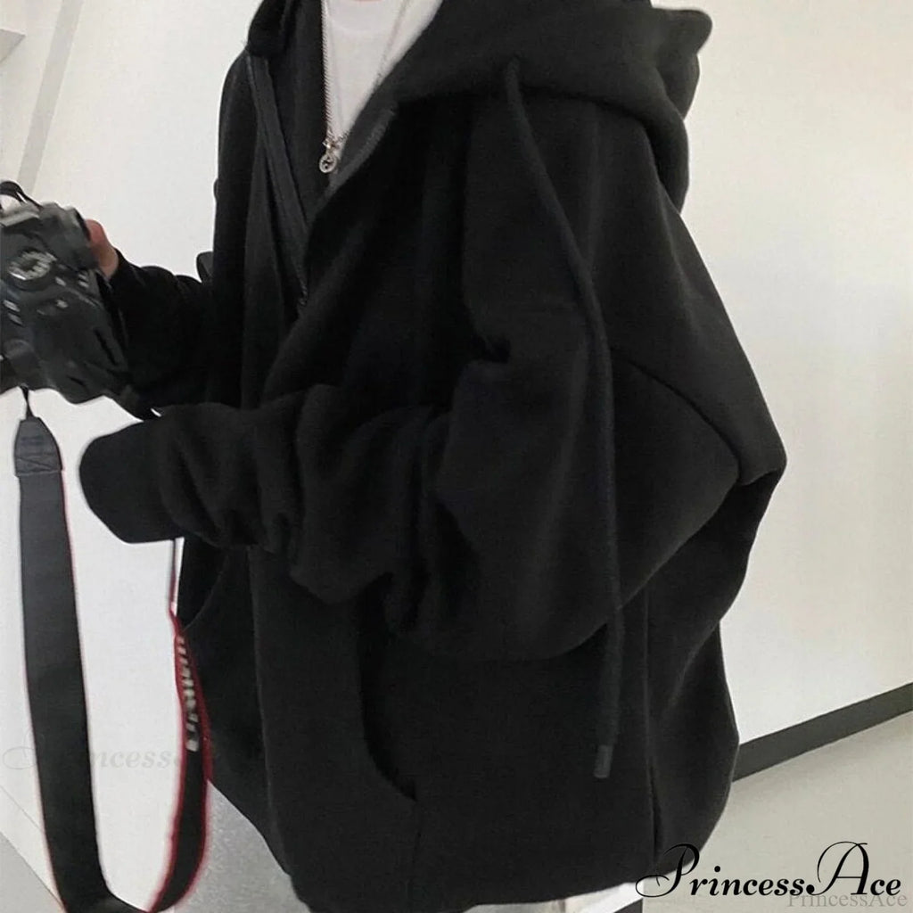 Korean Version Oversized Solid Color Hoodies image 4