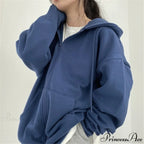 Korean Version Oversized Solid Color Hoodies image 5