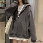 Korean Version Oversized Solid Color Hoodies image 2