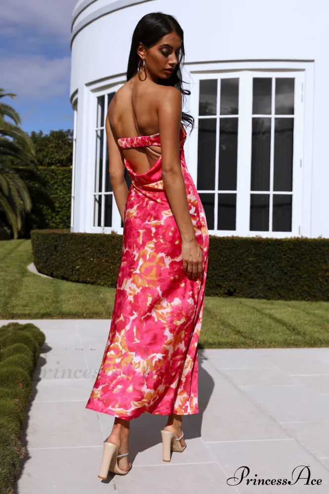 Kyra Satin Stylish Midi Dress image 25