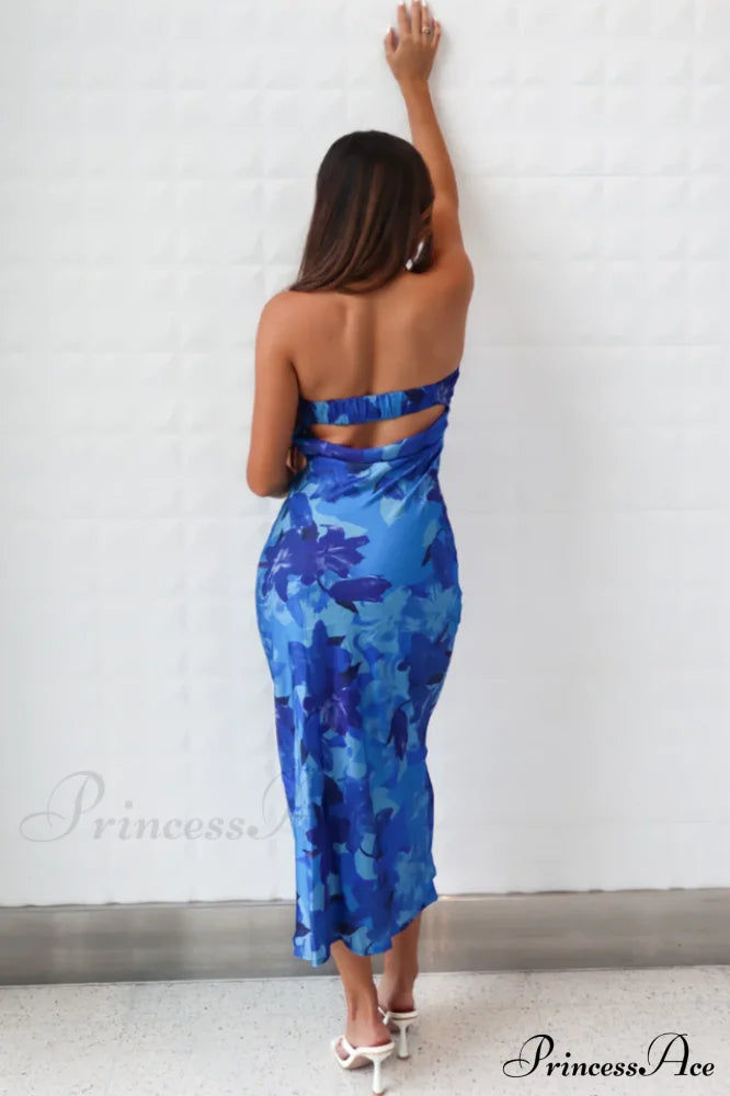 Kyra Satin Stylish Midi Dress image 19