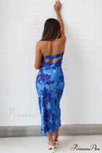 Kyra Satin Stylish Midi Dress image 19