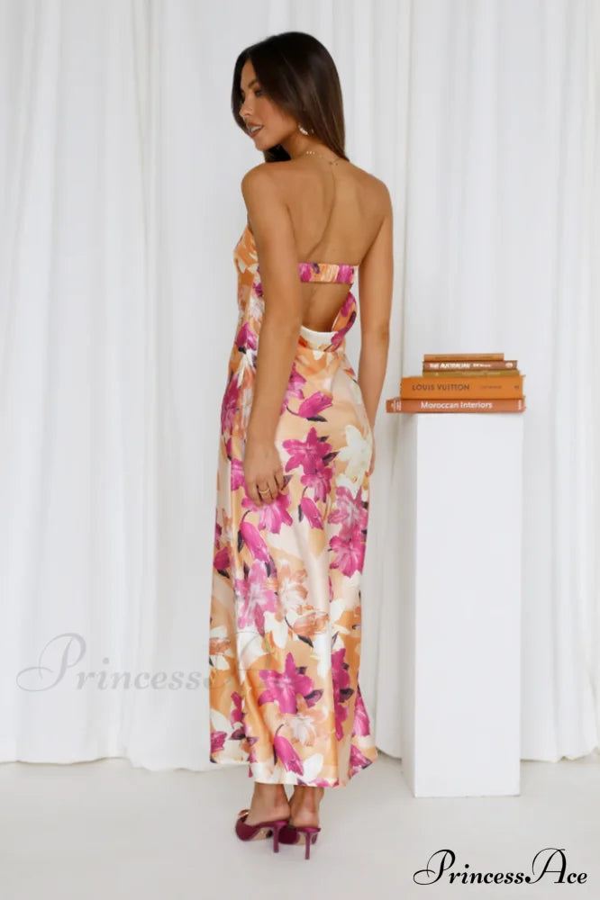 Kyra Satin Stylish Midi Dress image 2
