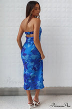 Kyra Satin Stylish Midi Dress image 18