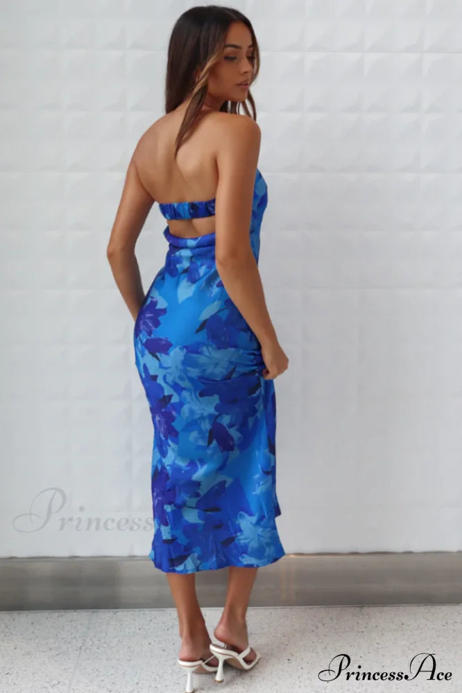 Kyra Satin Stylish Midi Dress image 18