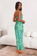 Kyra Satin Stylish Midi Dress image 9