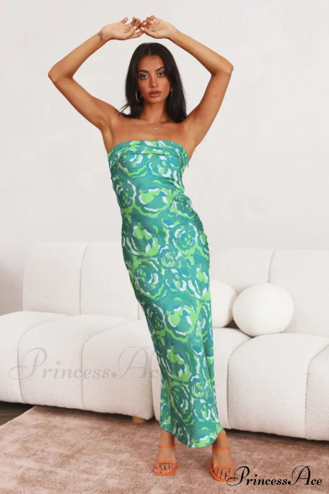 Kyra Satin Stylish Midi Dress image 7