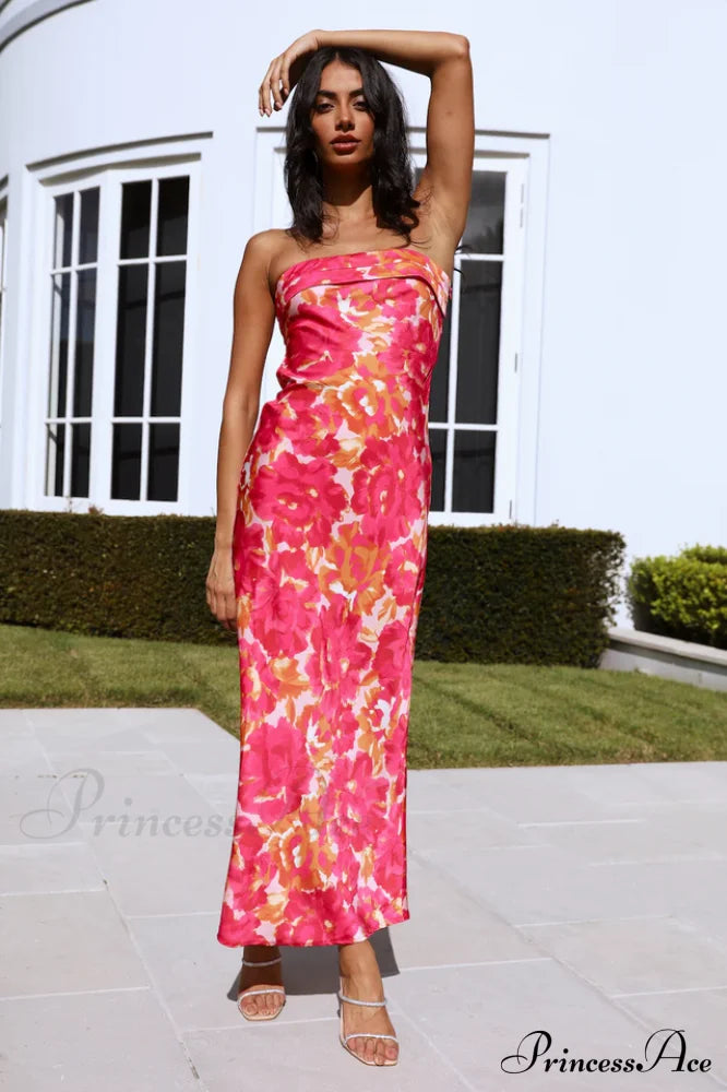 Kyra Satin Stylish Midi Dress image 22