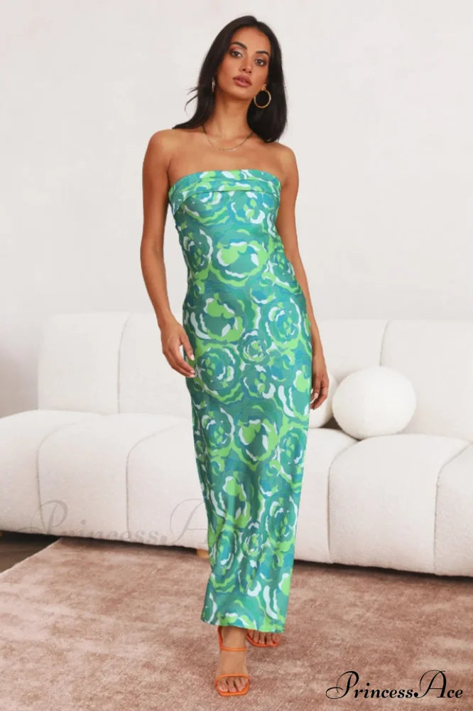 Kyra Satin Stylish Midi Dress image 5