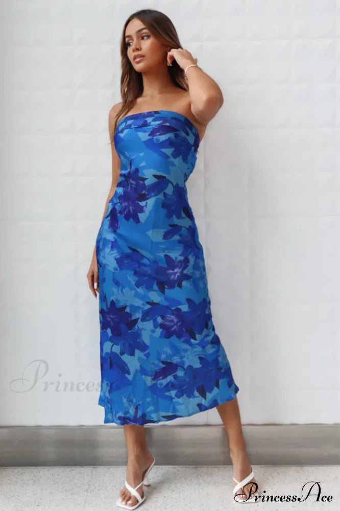 Kyra Satin Stylish Midi Dress image 16