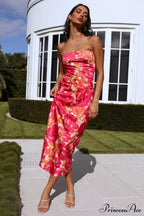 Kyra Satin Stylish Midi Dress image 21