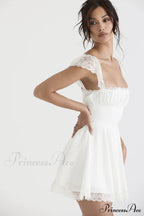 Lace A-Line Stylish Mini Dress image 5